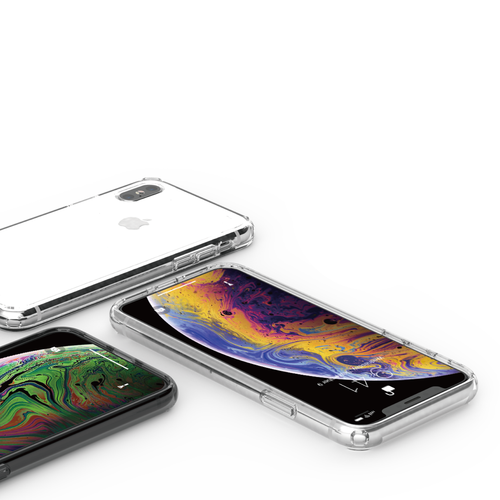 TENC Air - The most advanced composite slim bumper clear case with air cushions for the iPhone XS Max/XS/X - Just Mobile in Malaysia - Storming Gravity