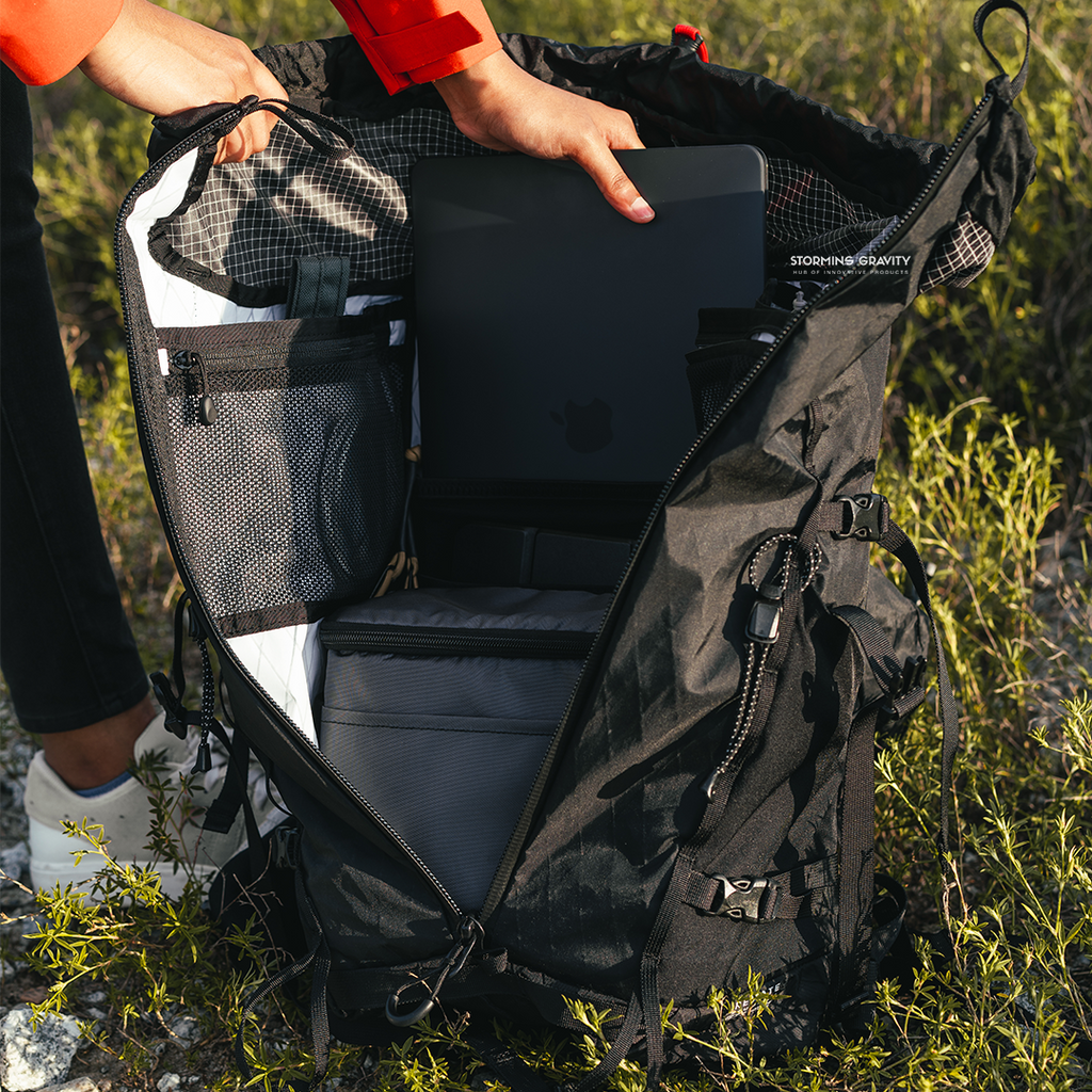 Charlie 25 - Expandable Multi-access laptop backpack - Storming Gravity