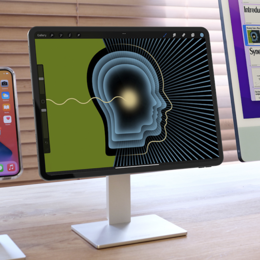 JustMobile AluDisc Max Tablet Stand - Storming Gravity
