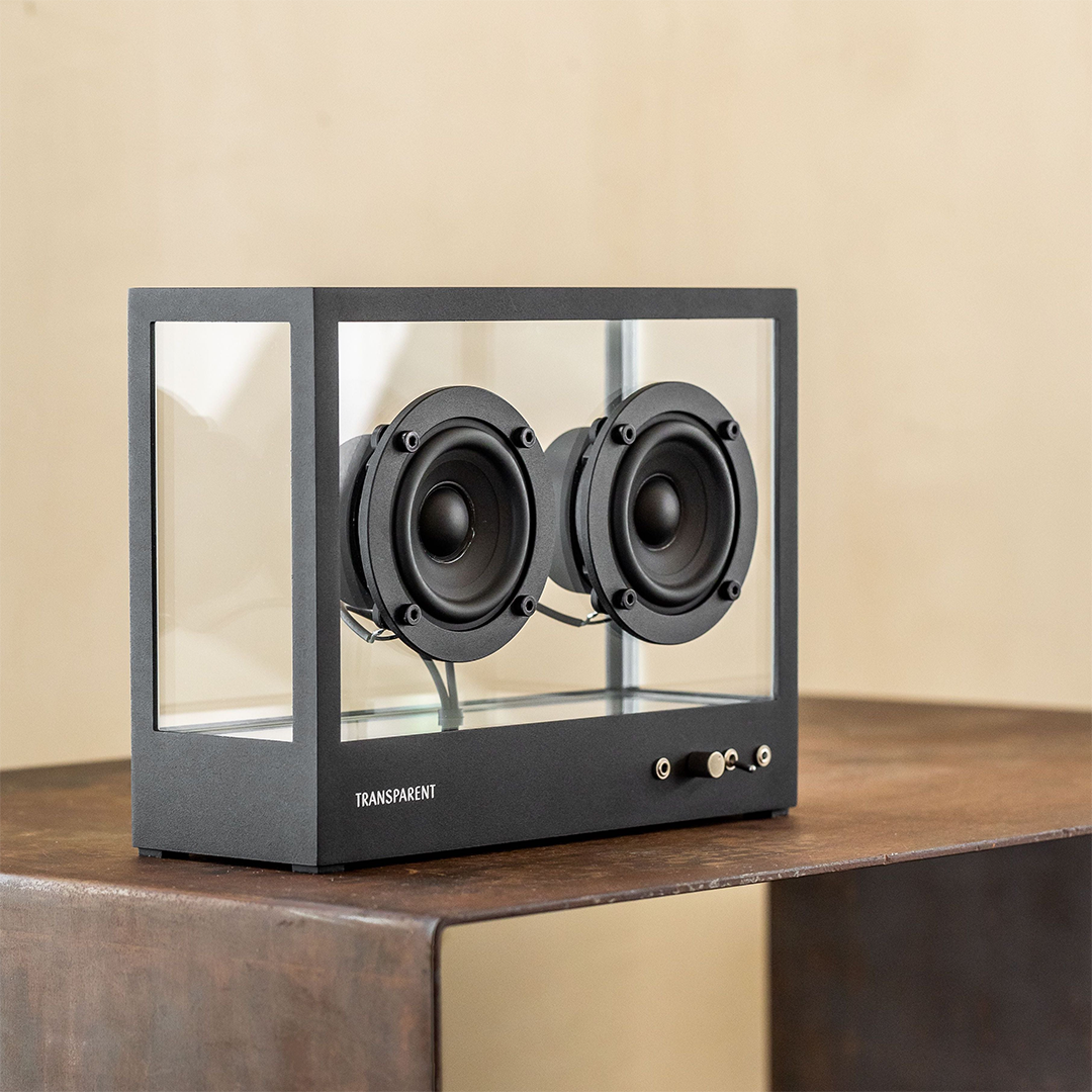 Small Transparent Speaker - Storming Gravity