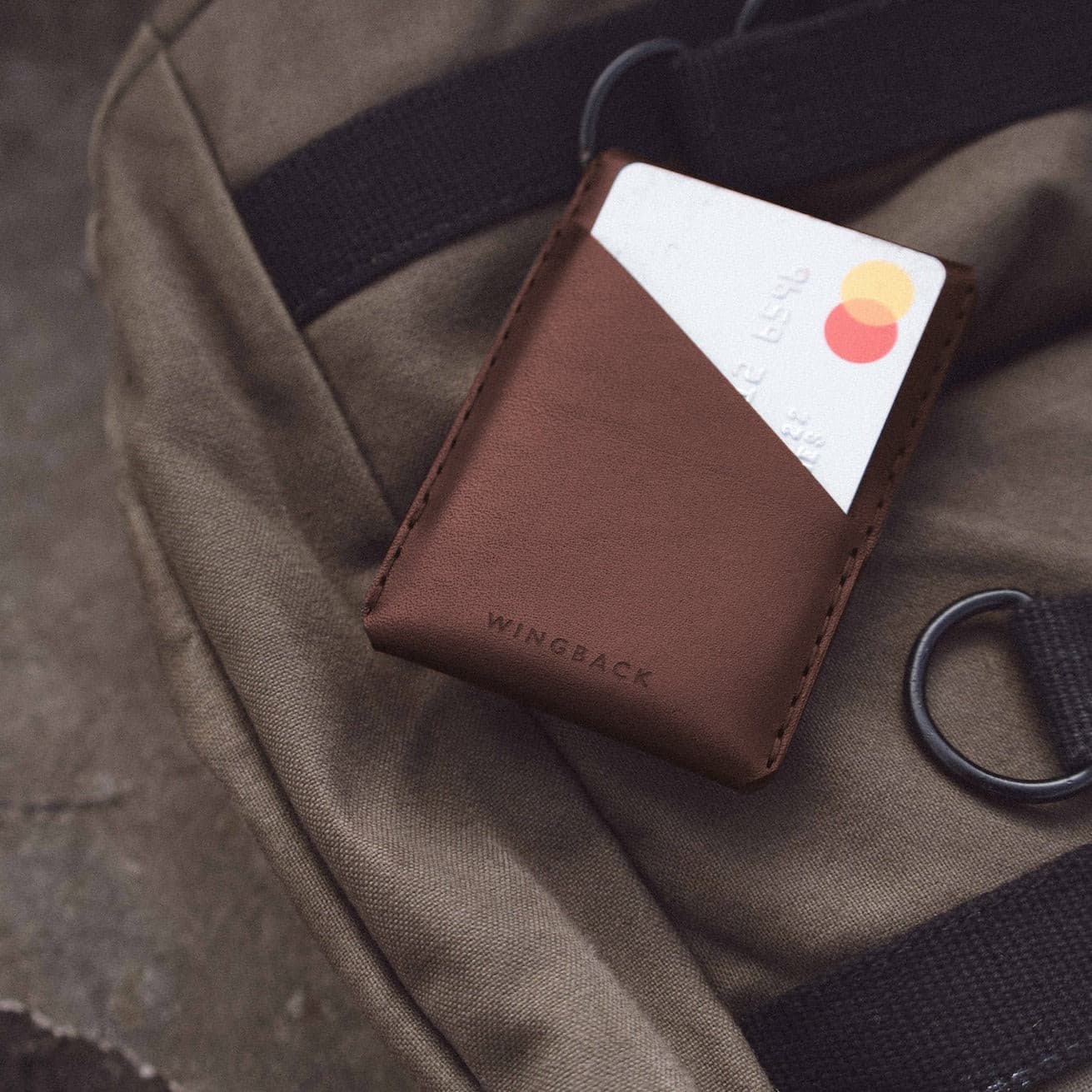 Wingback Wingston CardHolder - Dual Symmetrical Pockets - Storming Gravity