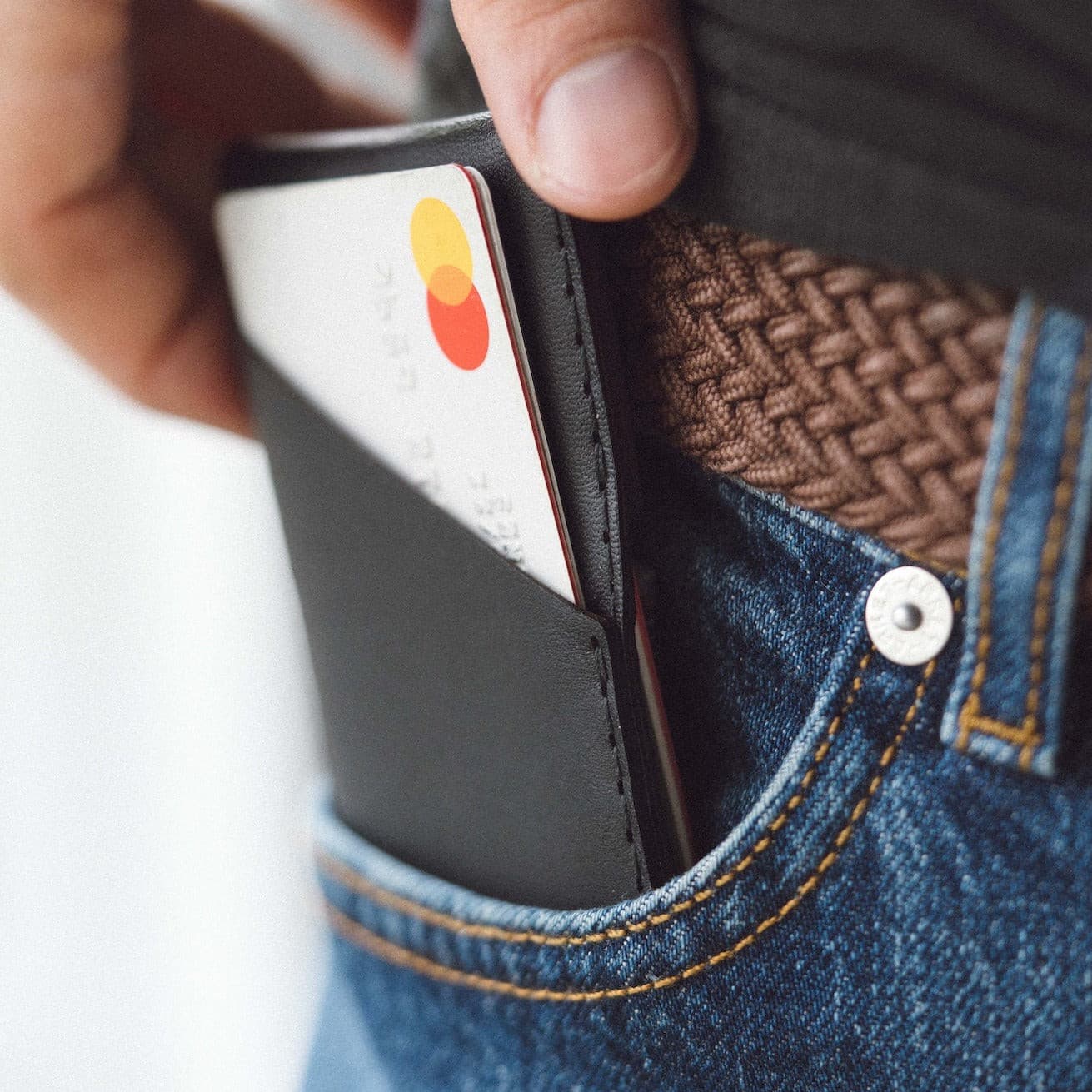 Wingback Wingston CardHolder - Dual Symmetrical Pockets - Storming Gravity