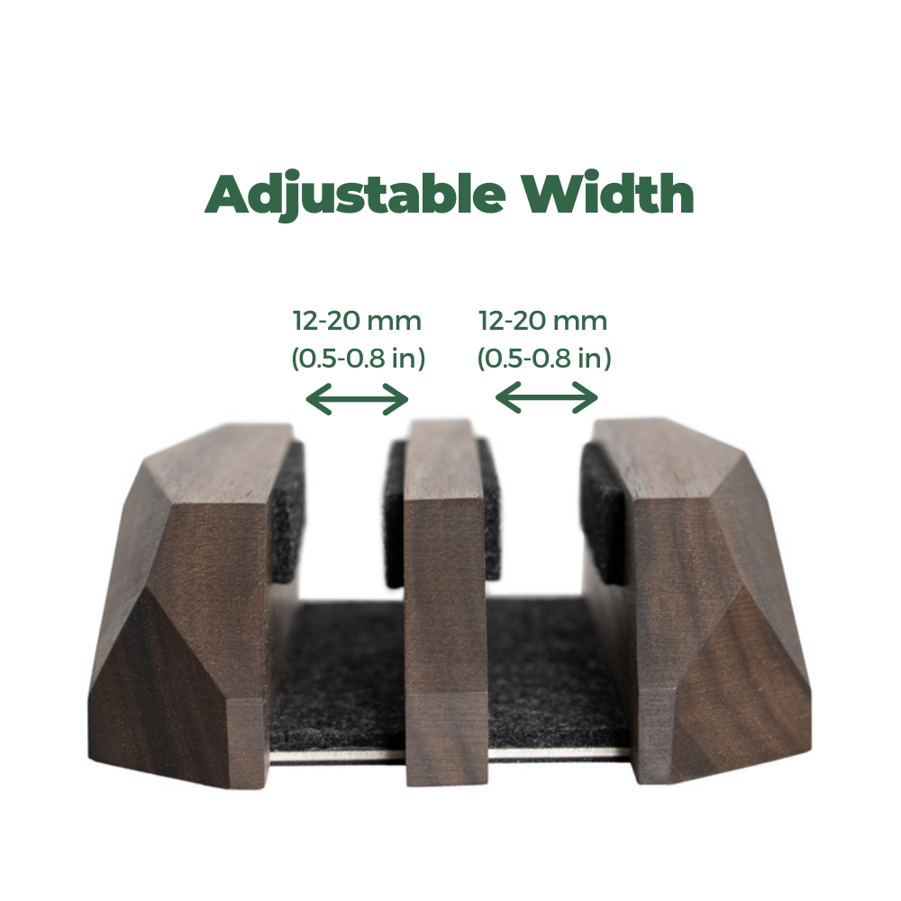 Dual vertical laptop stand - Oakywood - Storming Gravity