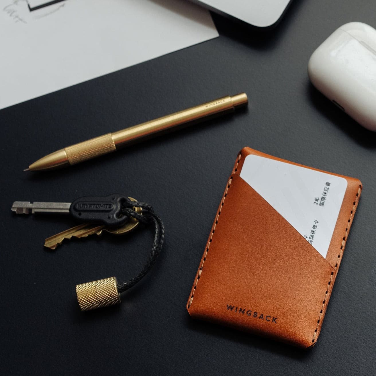 Wingback Wingston CardHolder - Dual Symmetrical Pockets - Storming Gravity