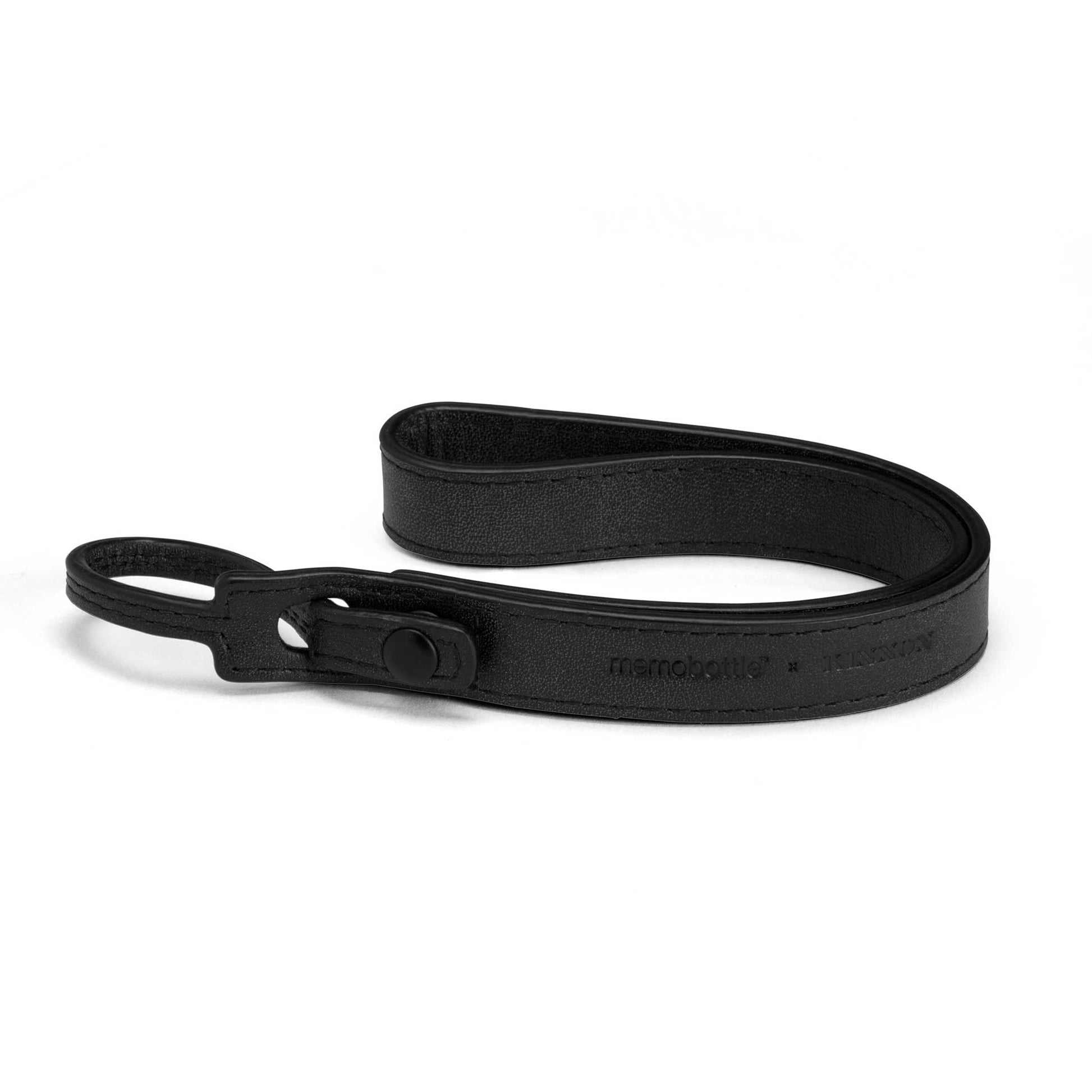 Leather Lanyard in Black for memobottle - Storming Gravity