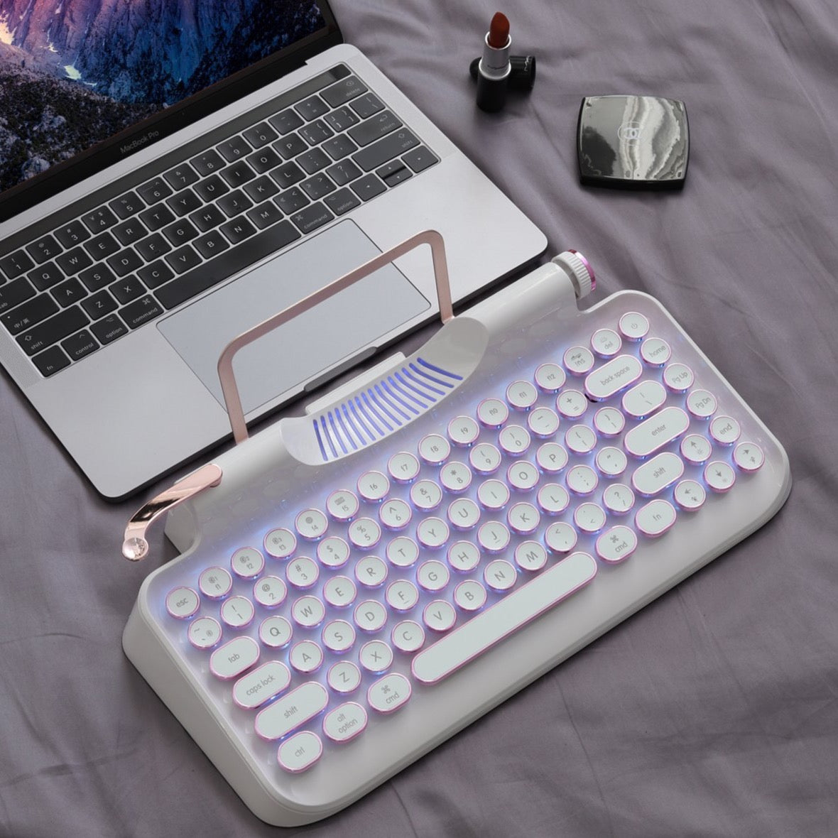 Rymek Retro Dual Mode Mechanical Keyboard - Storming Gravity