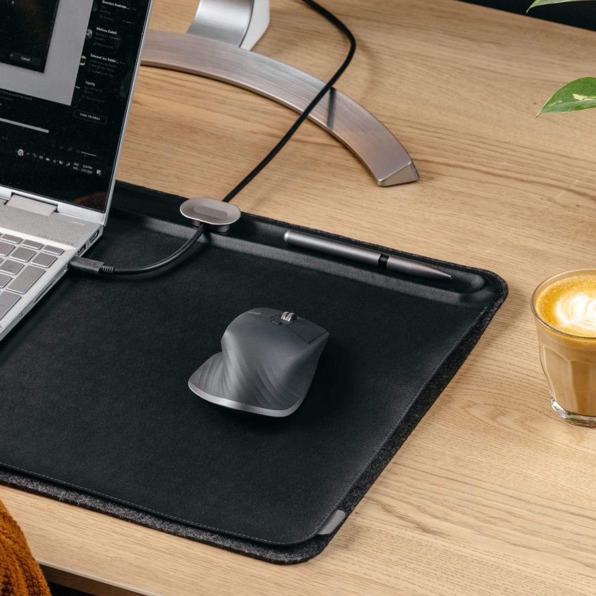 Orbitkey Desk Mat - Workspace Organizer & Optimiser - Storming Gravity