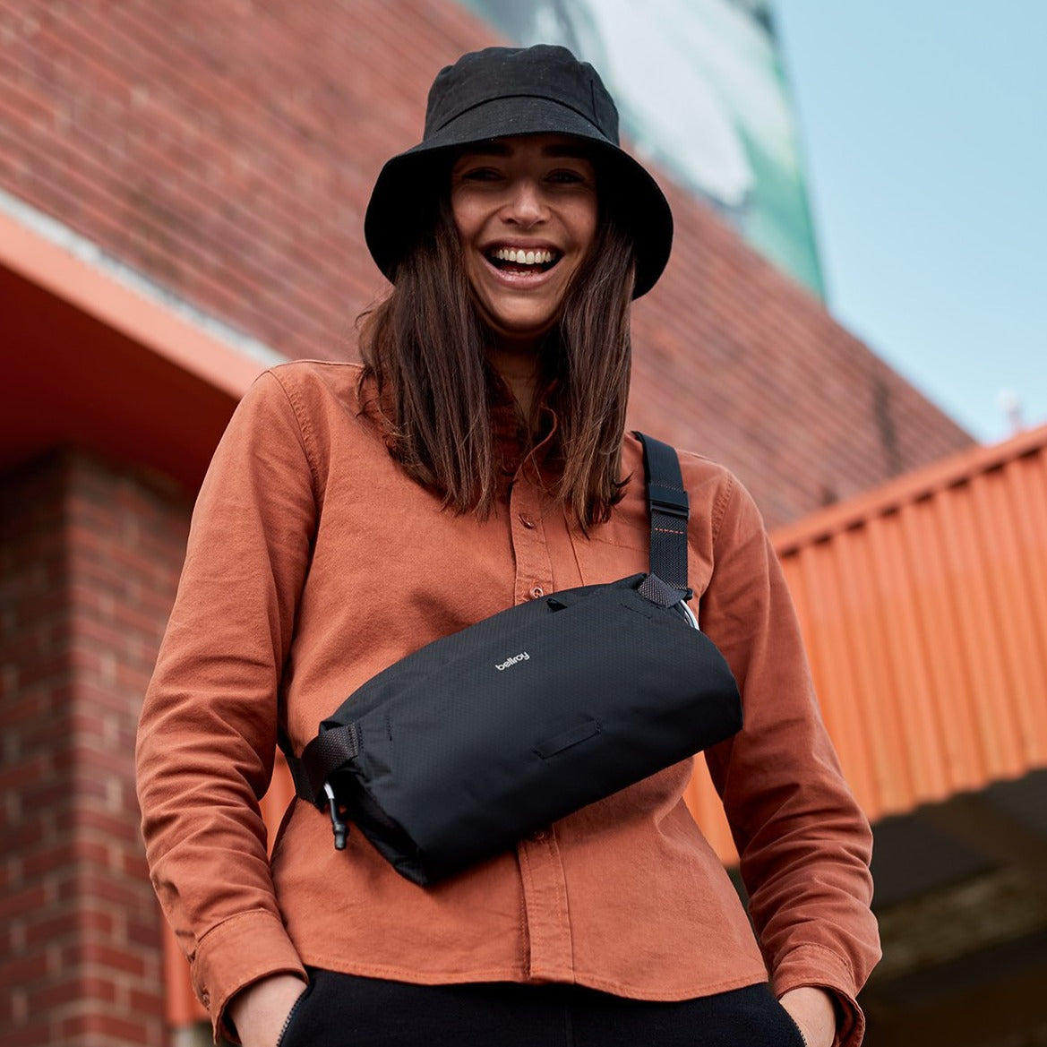Bellroy Lite Sling | Lightweight Crossbody Technical Adventure Sling Bag - Storming Gravity