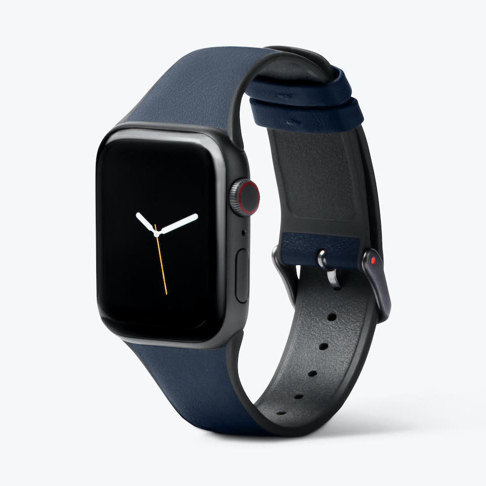 Bellroy Apple Watch Strap | Smooth Leather Band Strap - Storming Gravity