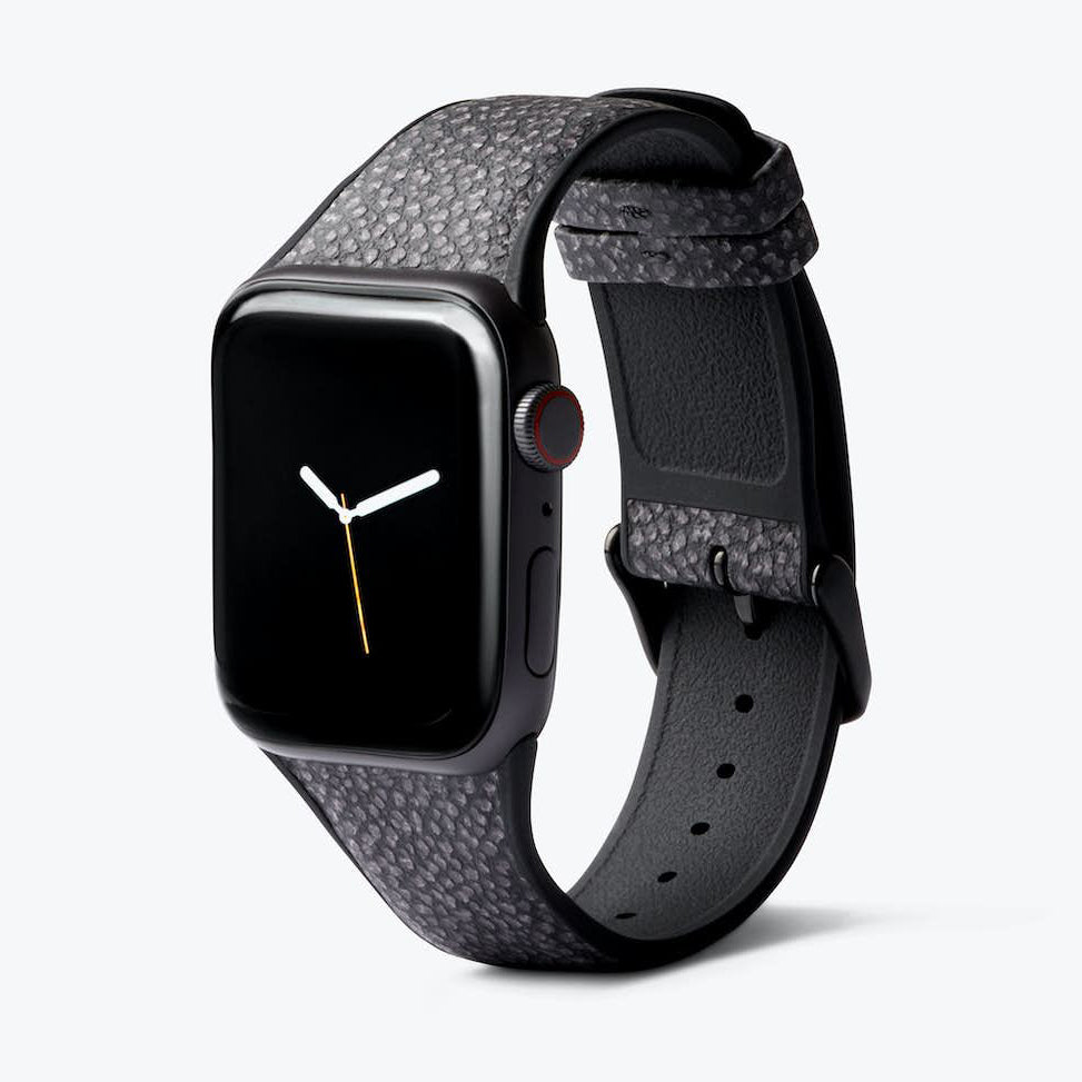 Bellroy Apple Watch Strap | Smooth Leather Band Strap - Storming Gravity