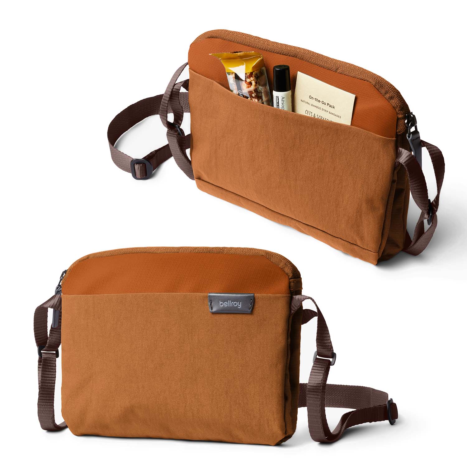 Bellroy City Pouch Plus | Slim Crossbody Bag for Devices - Storming Gravity