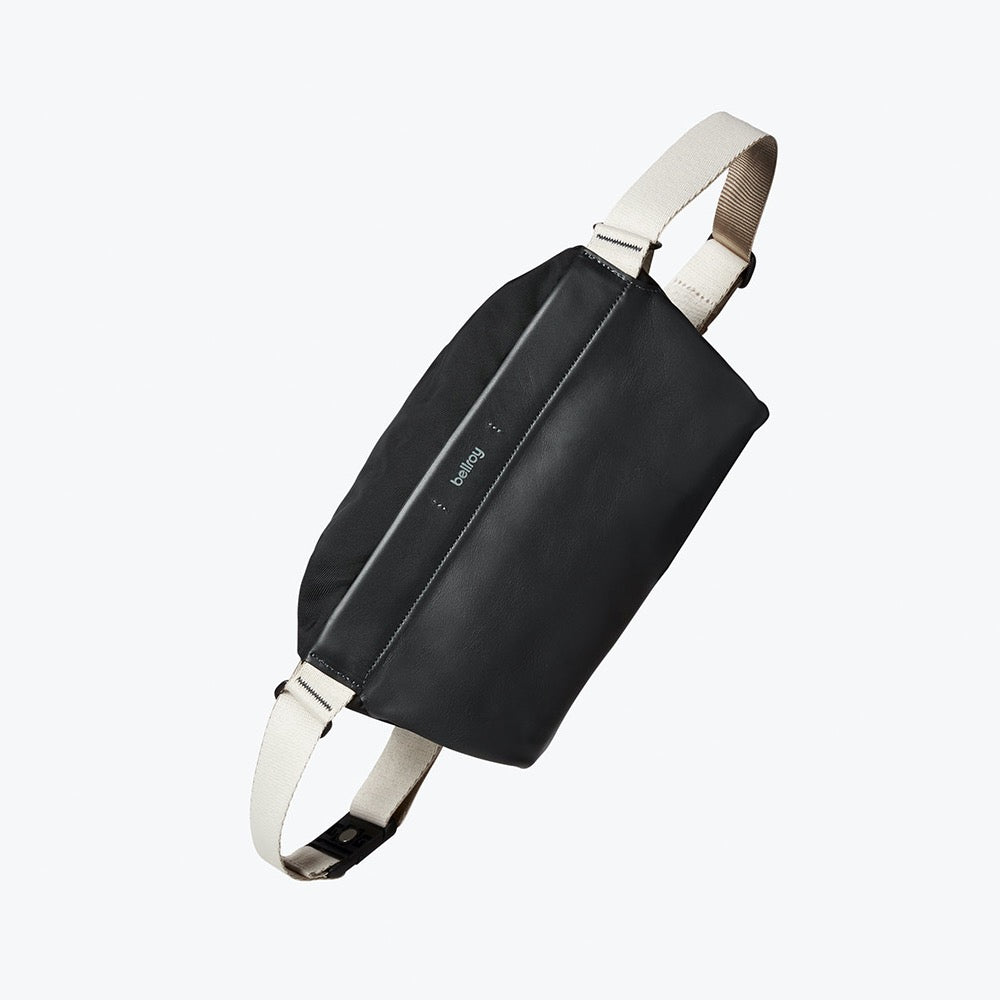 Bellroy Sling Mini Premium | Unisex Sling Bag, Premium Leather - Storming Gravity