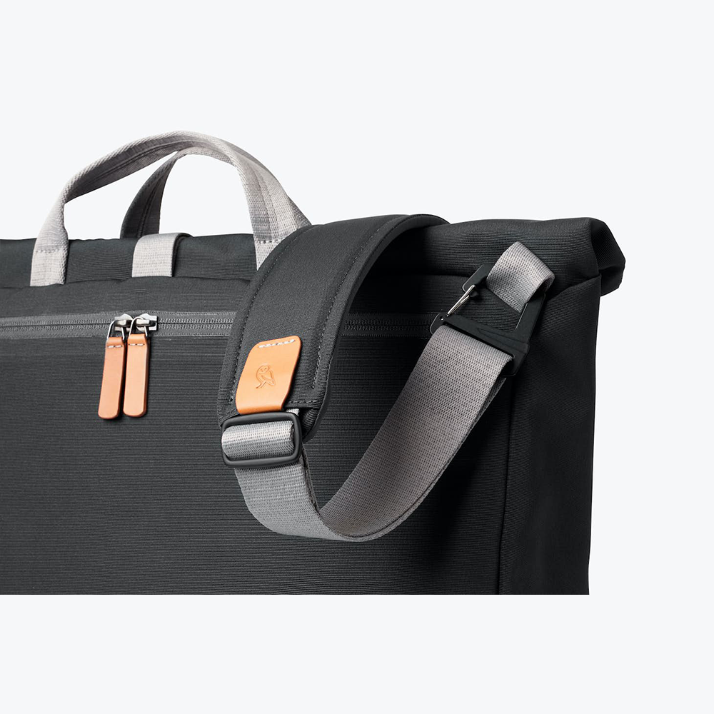 Bellroy System Messenger Bag | Laptop Messenger, Water-Resistant Material - Storming Gravity