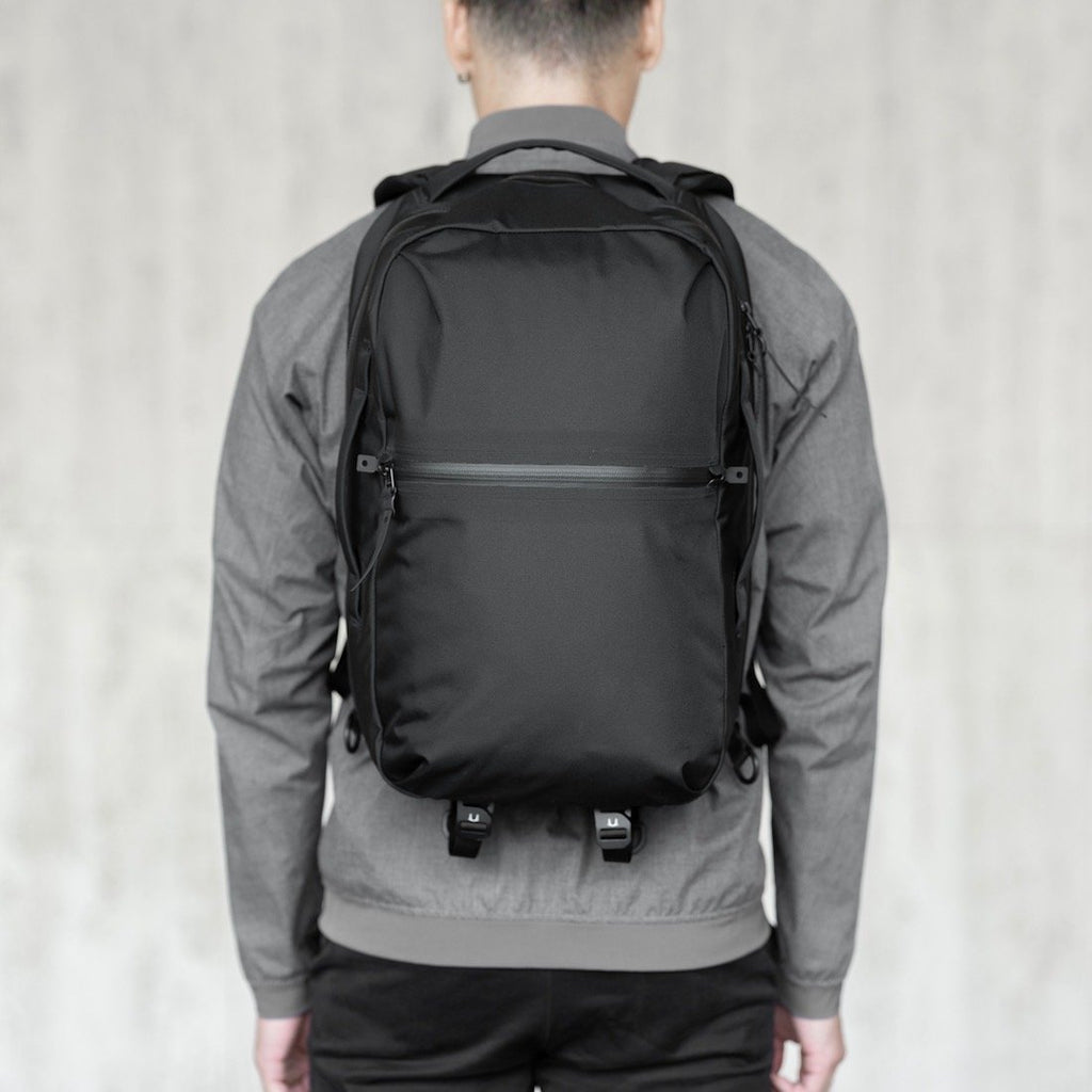 Black Ember Shadow | 22L & 26L Minimal Waterproof Backpack - Storming Gravity