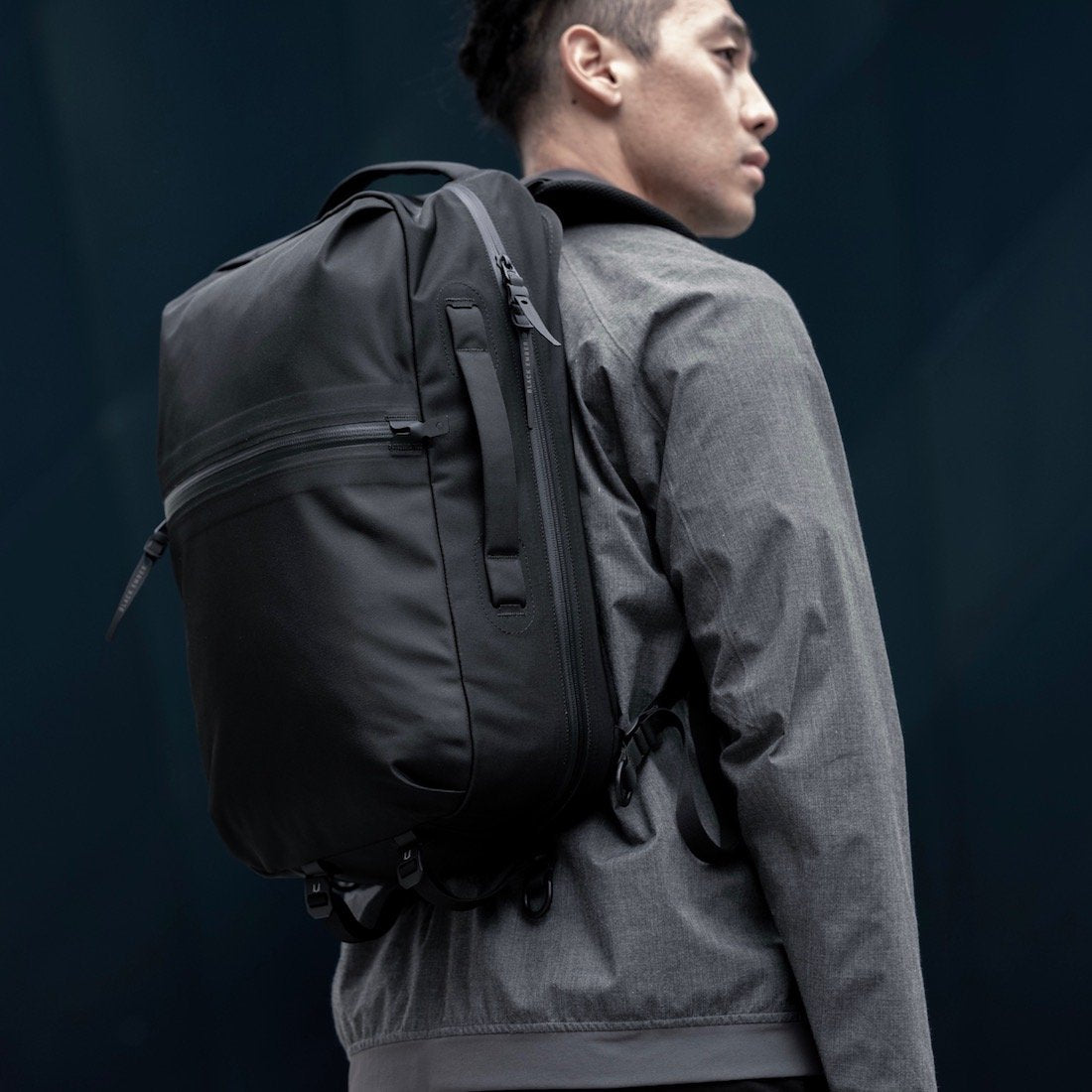 Black Ember Shadow | 22L & 26L Minimal Waterproof Backpack - Storming Gravity