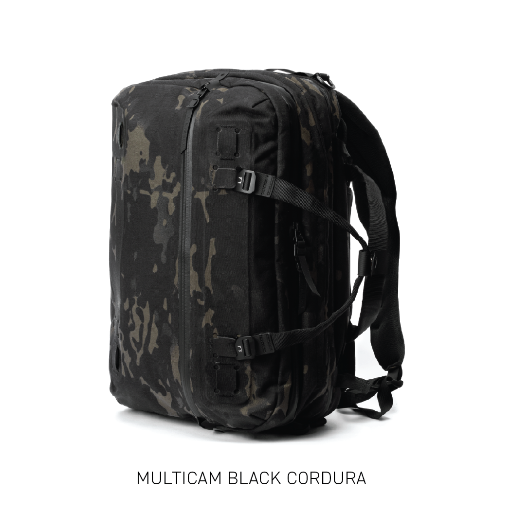 Black Ember Forge | 20-30L Expandable 3-Way Commuter Pack - Storming Gravity