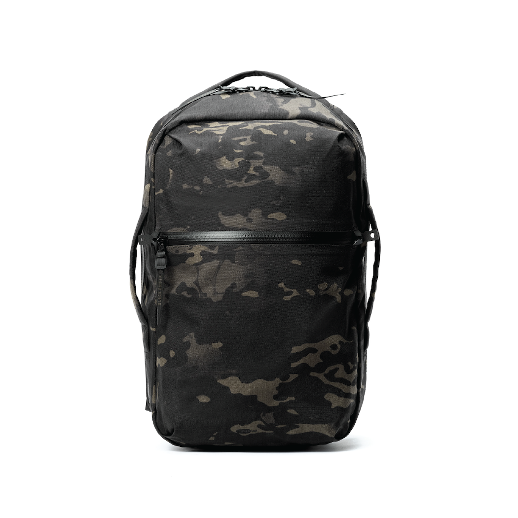 Shadow 22L 26L Minimal Waterproof Backpack Black Ember