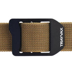 Trayvax Cinch Designer Belt - Heavy Duty Nylon Web Belt - Storming Gravity