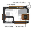 Trayvax Contour Wallet - Storming Gravity