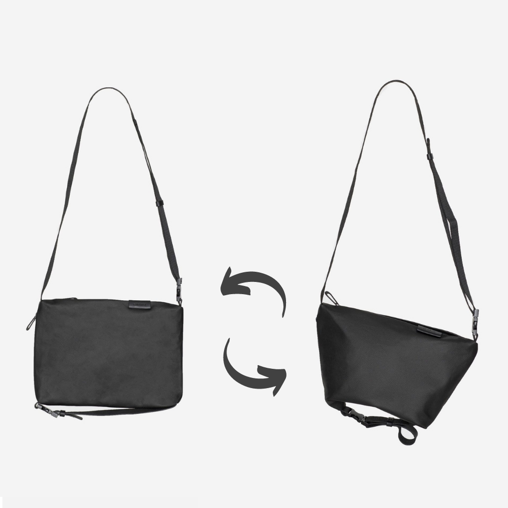 Inn M Coated Canvas Adjustable Sling Bag - cote&ciel - Storming Gravity