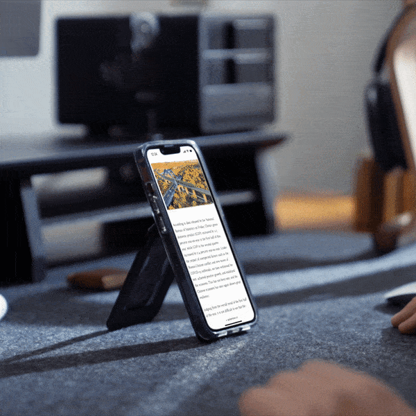 Moft Flash Wallet & Stand - MagSafe Compatible - Storming Gravity