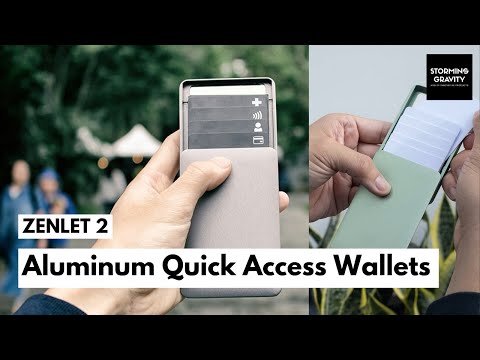 ZENLET 2 Series - The Most Elegant Aluminum Quick Access Wallets
