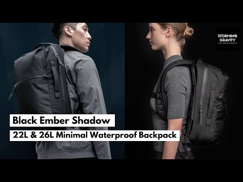 Shadow | 22L & 26L Minimal Waterproof Backpack