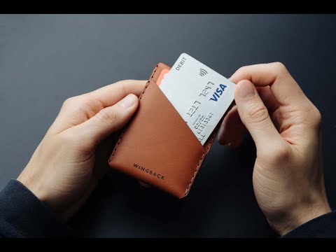 Wingback Wingston CardHolder - Dual Symmetrical Pockets