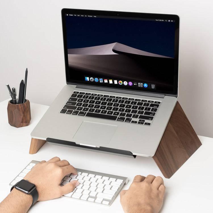 Walnut laptop stand - Oakywood - Storming Gravity