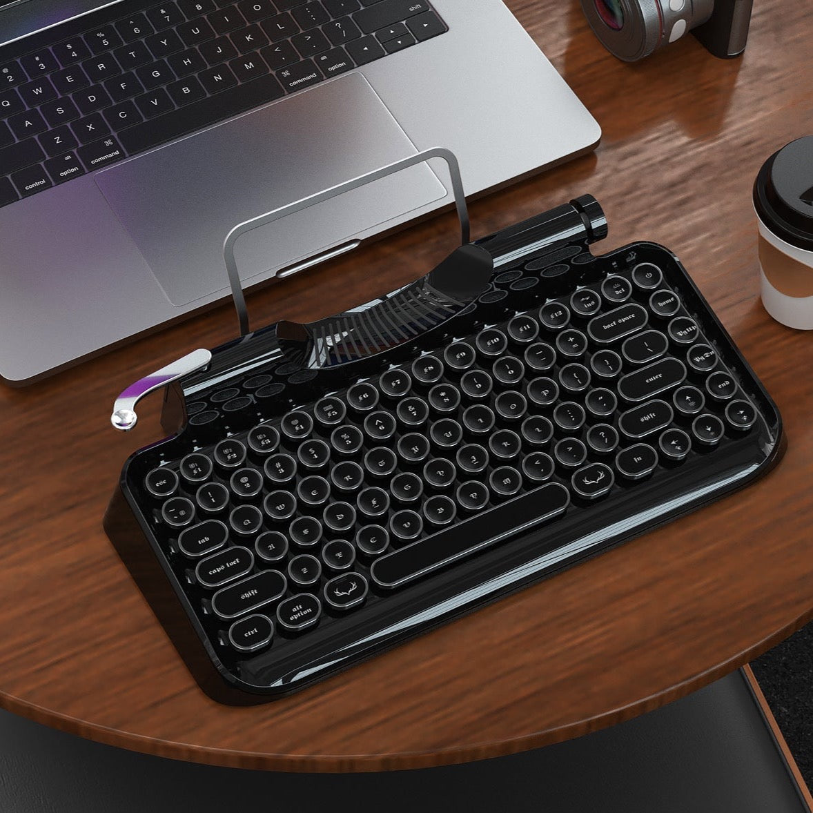 Rymek Retro Dual Mode Mechanical Keyboard - Storming Gravity