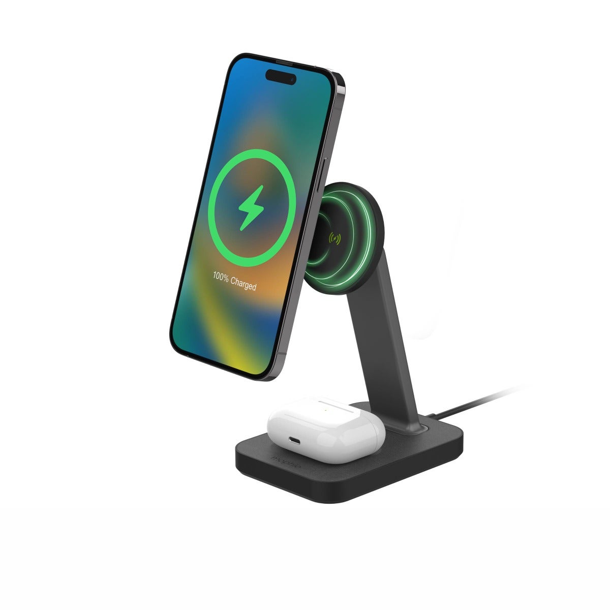 snap+ charging stand & pad - mophie - Storming Gravity