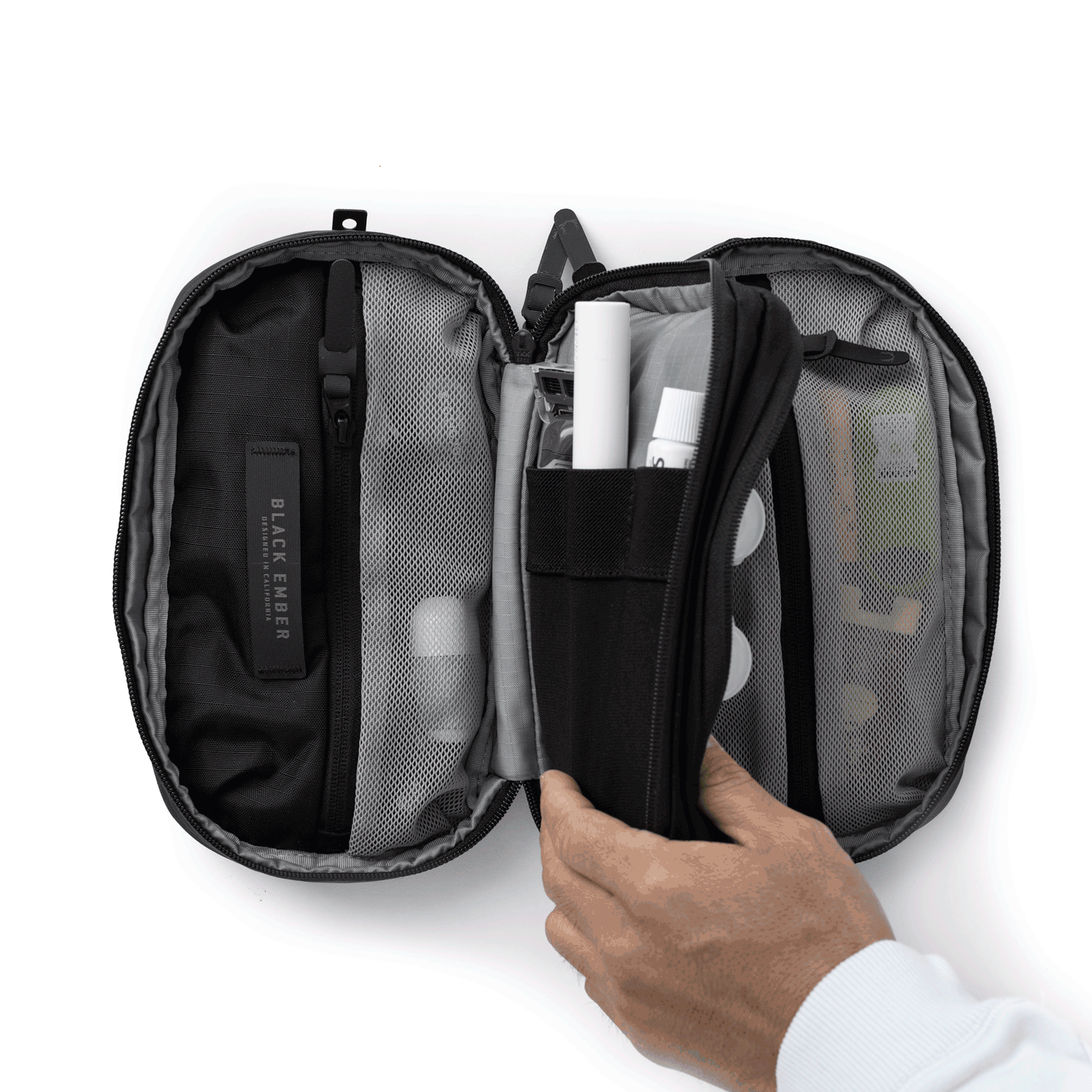 Black Ember Dopp Kit - Storming Gravity