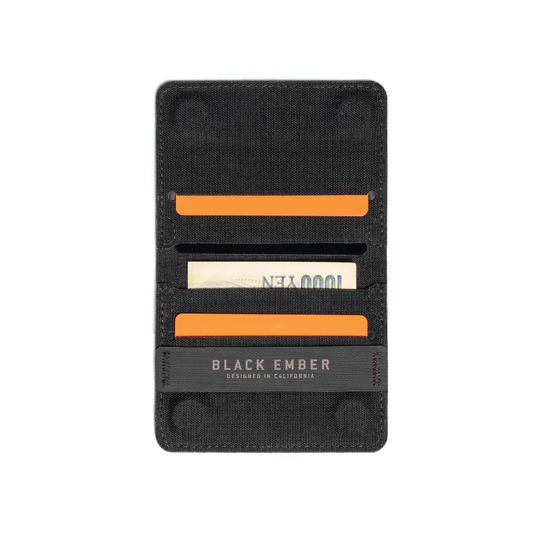 Mag-Fold Wallet - Black Ember - Storming Gravity
