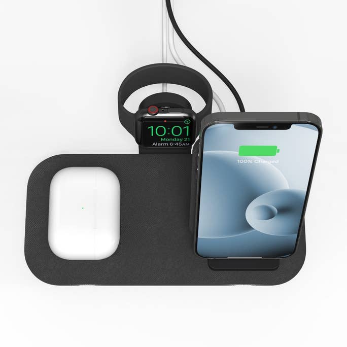 Mophie Wireless Charging Stand+ Black-UK (2 in1 BYO) - Storming Gravity