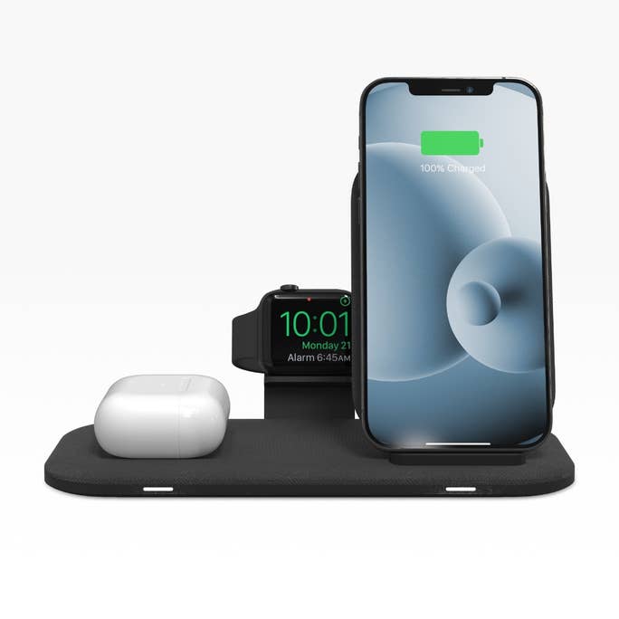 Mophie Wireless Charging Stand+ Black-UK (2 in1 BYO) - Storming Gravity