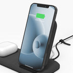 Mophie Wireless Charging Stand+ Black-UK (2 in1 BYO) - Storming Gravity