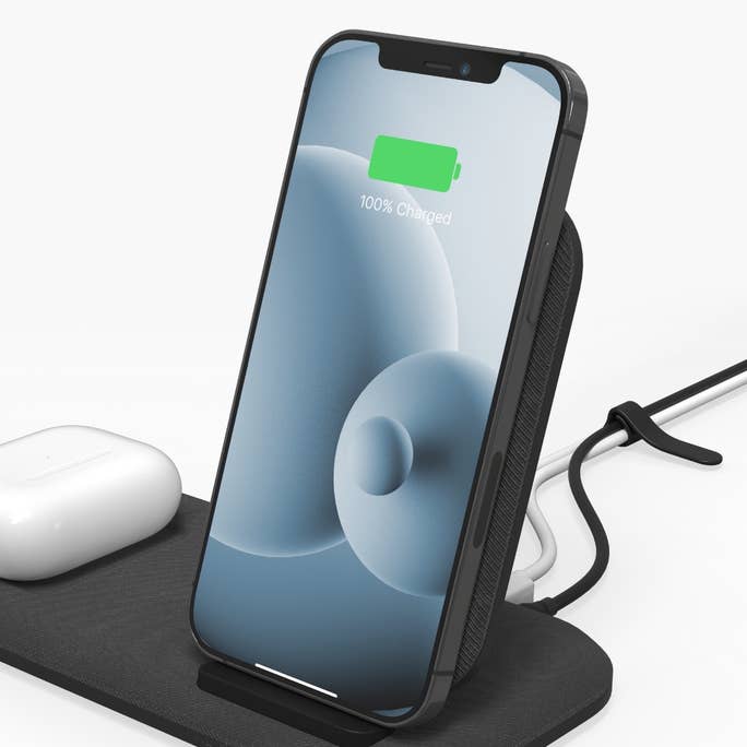 Mophie Wireless Charging Stand+ Black-UK (2 in1 BYO) - Storming Gravity