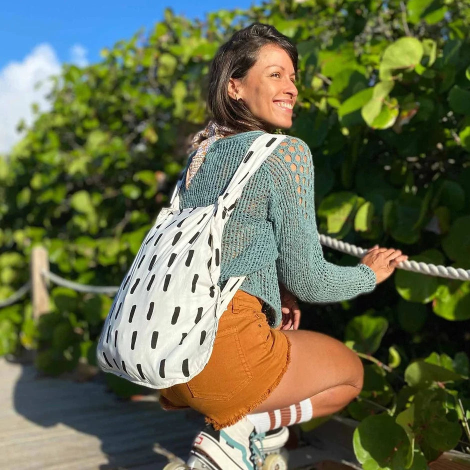 Notabag Original - Switch from Tote to Backpack in 1 second - Storming Gravity