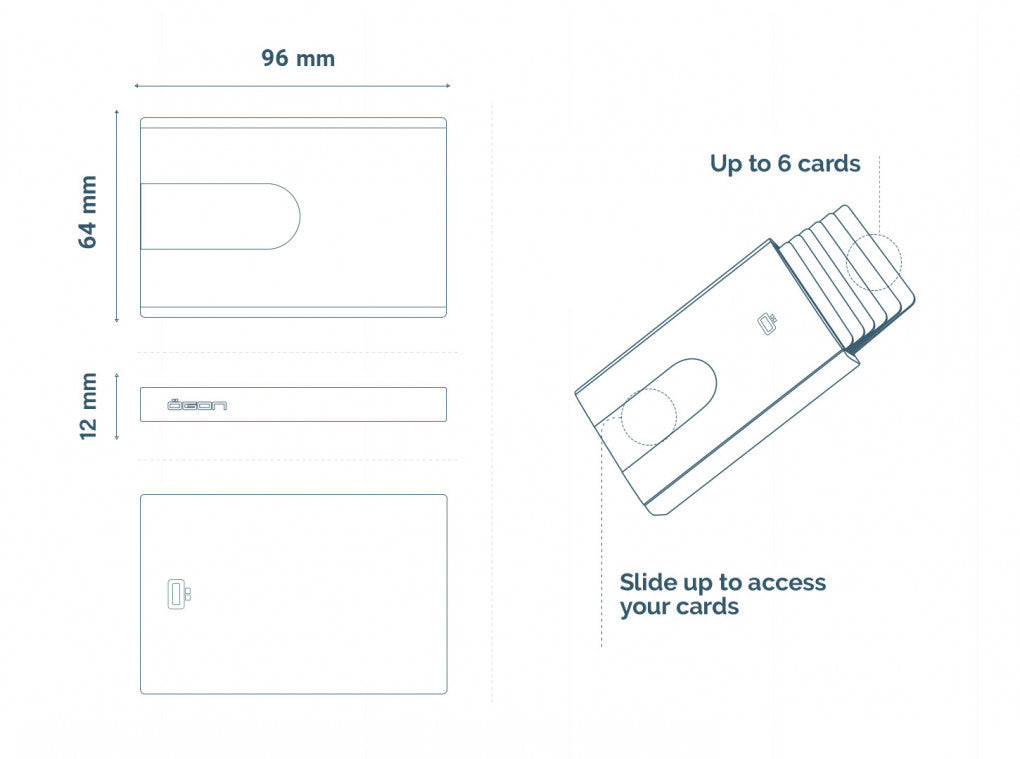 Slider Card Holder - Ogon - Storming Gravity