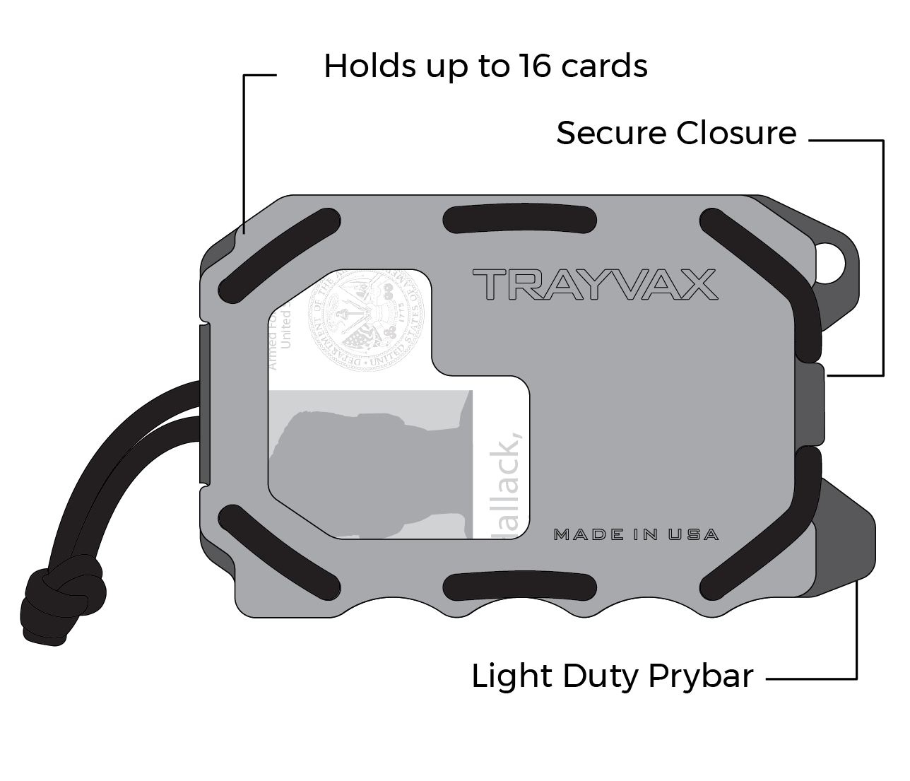 Trayvax Original 2.0 Wallet - Storming Gravity