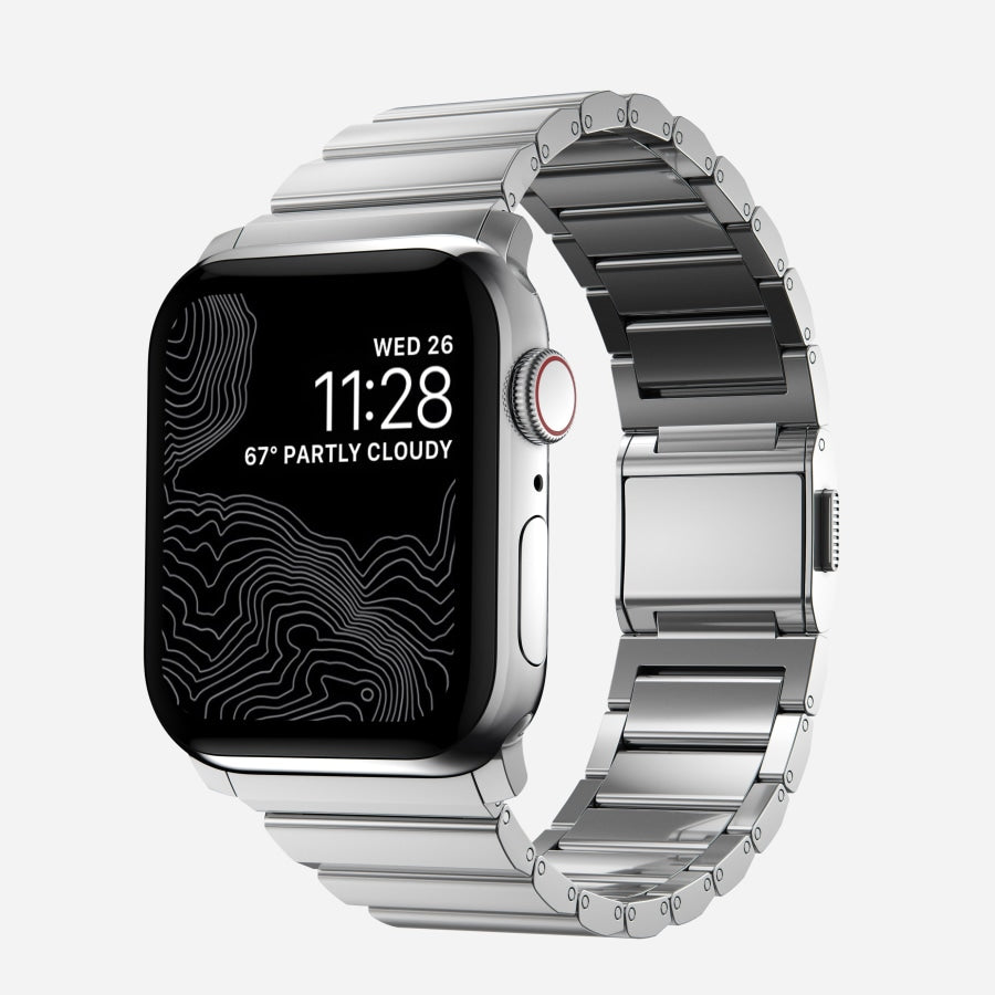 Nomad Steel Band for Apple Watch (V2) - Storming Gravity