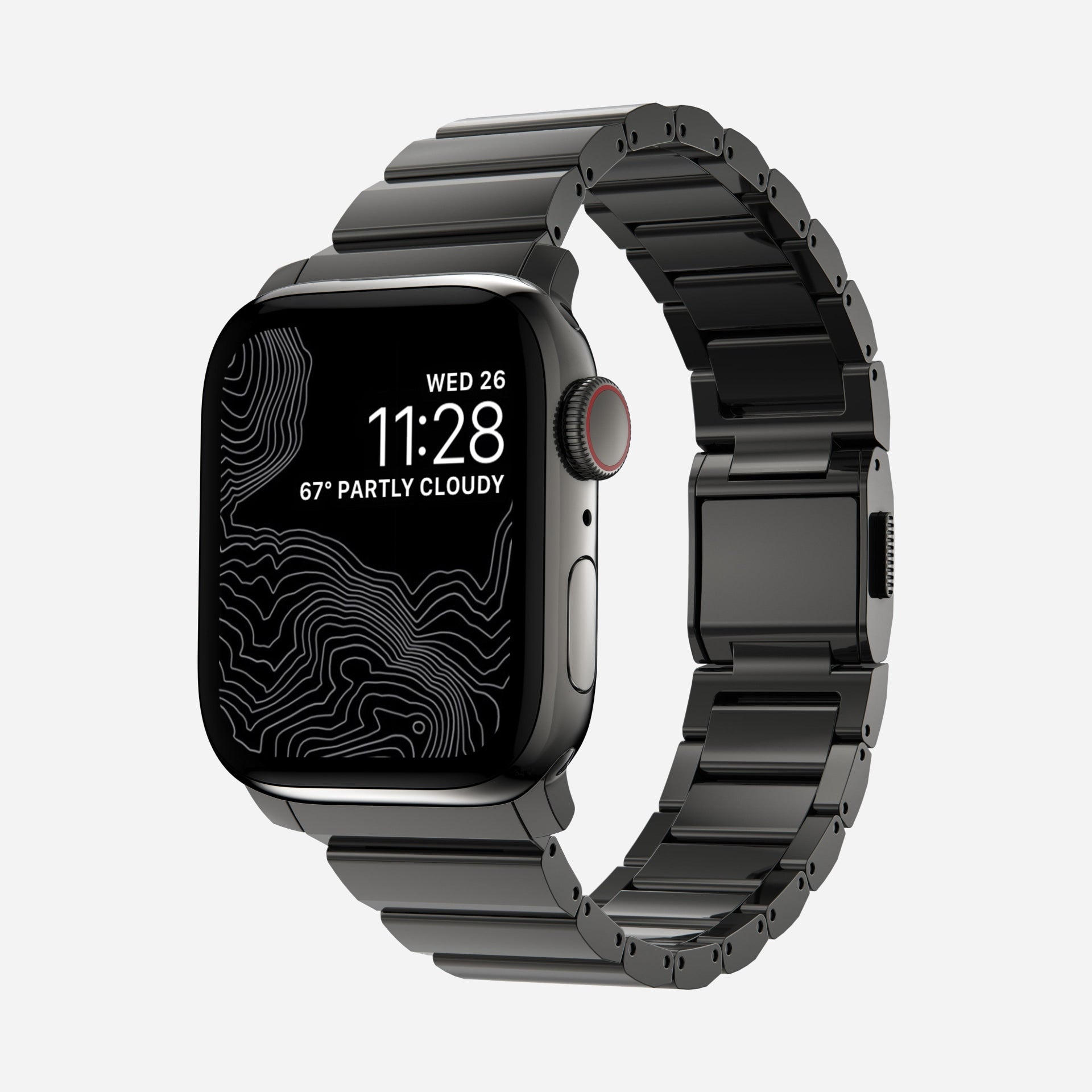 Nomad Steel Band for Apple Watch (V2) - Storming Gravity