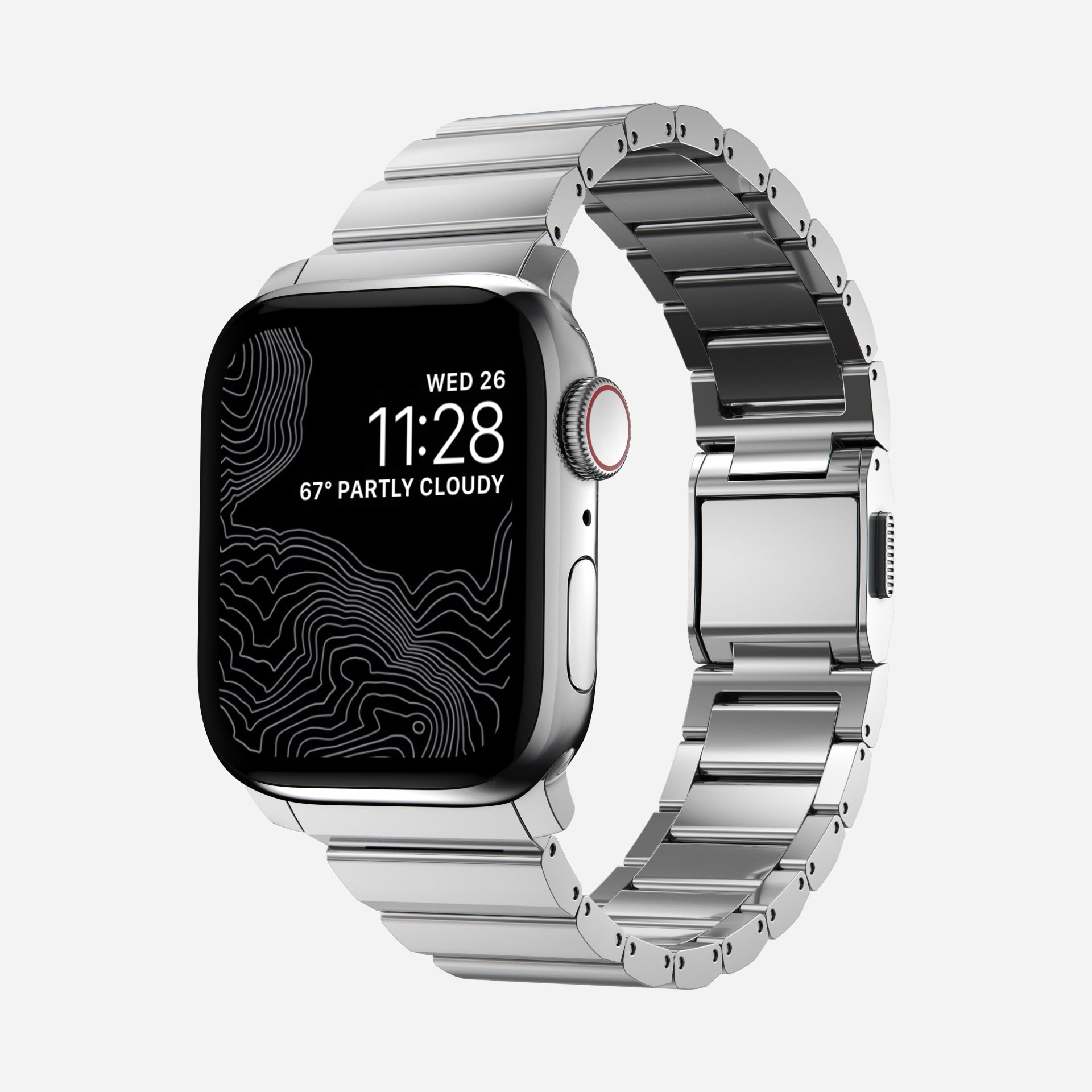 Nomad Steel Band for Apple Watch (V2) - Storming Gravity