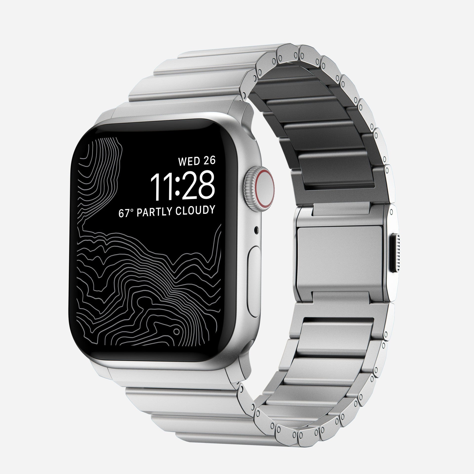 Aluminum apple watch 2025 with stainless steel band