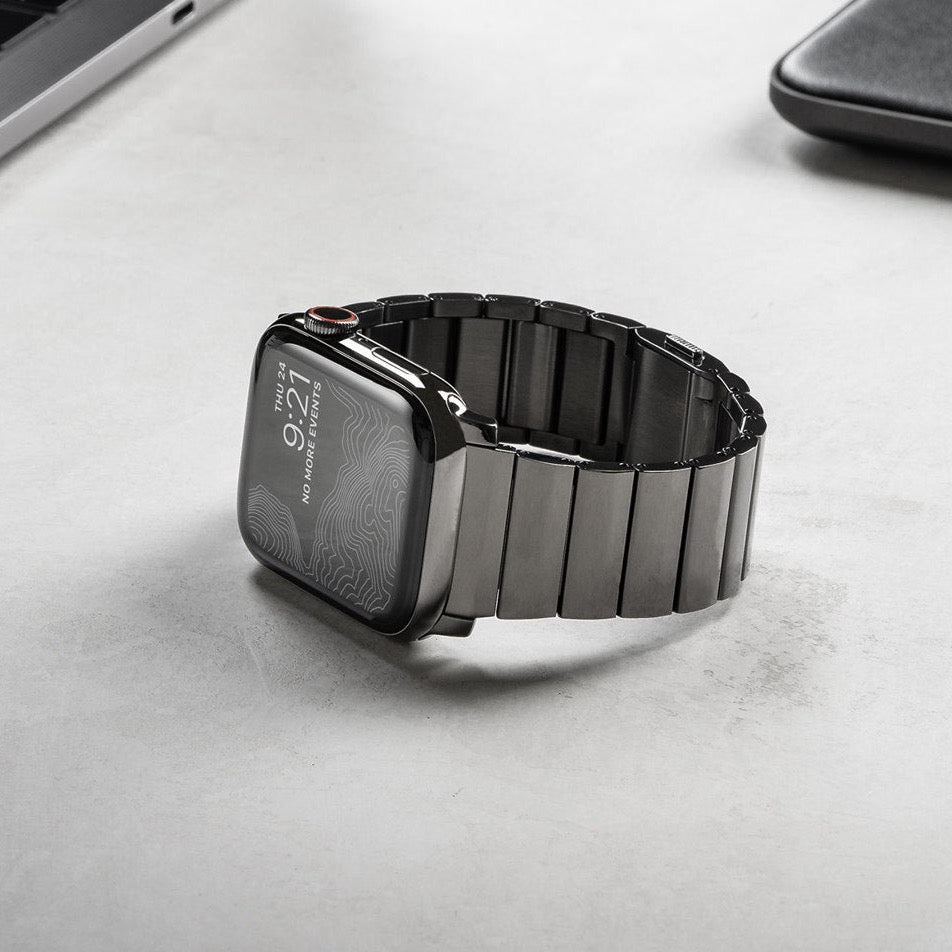 Nomad Steel Band for Apple Watch (V2) - Storming Gravity