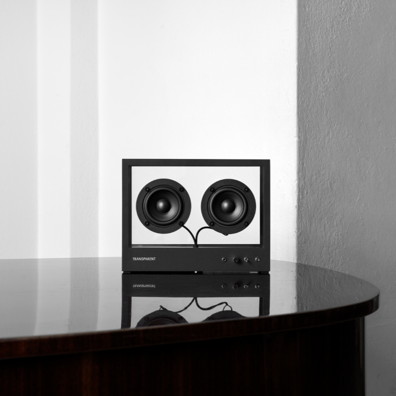 Small Transparent Speaker - Storming Gravity