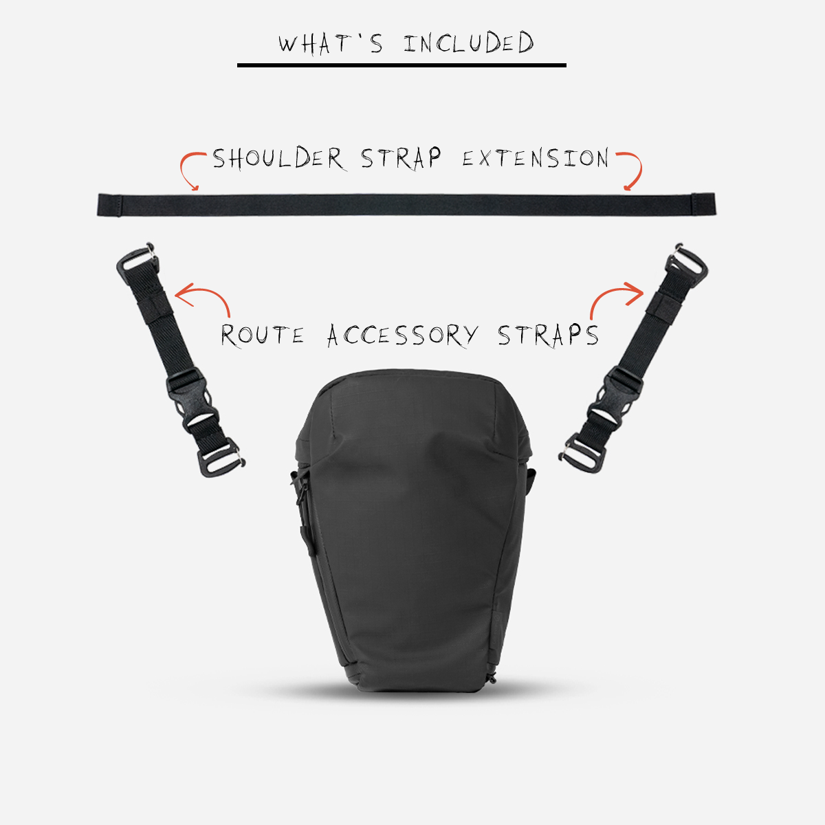 Wandrd Route Pack - Single Camera Quick Access Sling - Storming Gravity