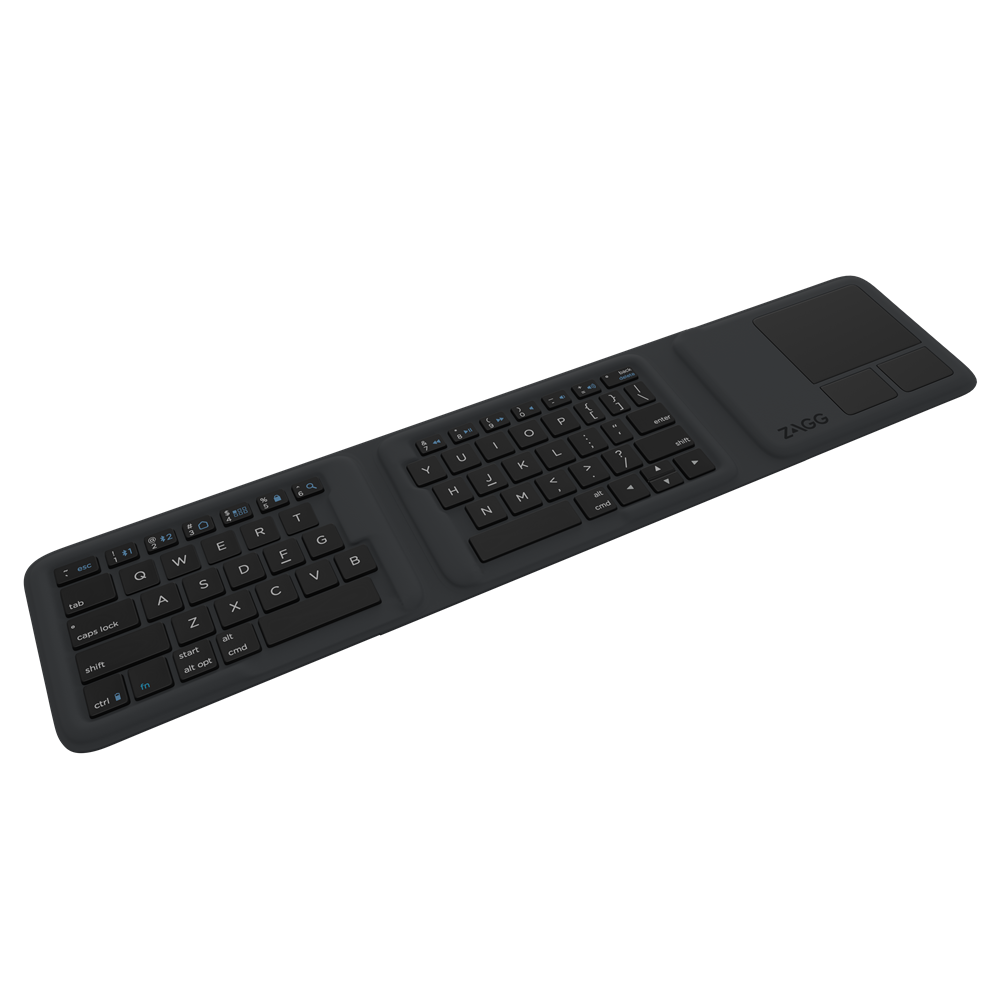 Zagg Tri-fold Bluetooth Keyboard with Touchpad - ZAGG in Malaysia - Storming Gravity