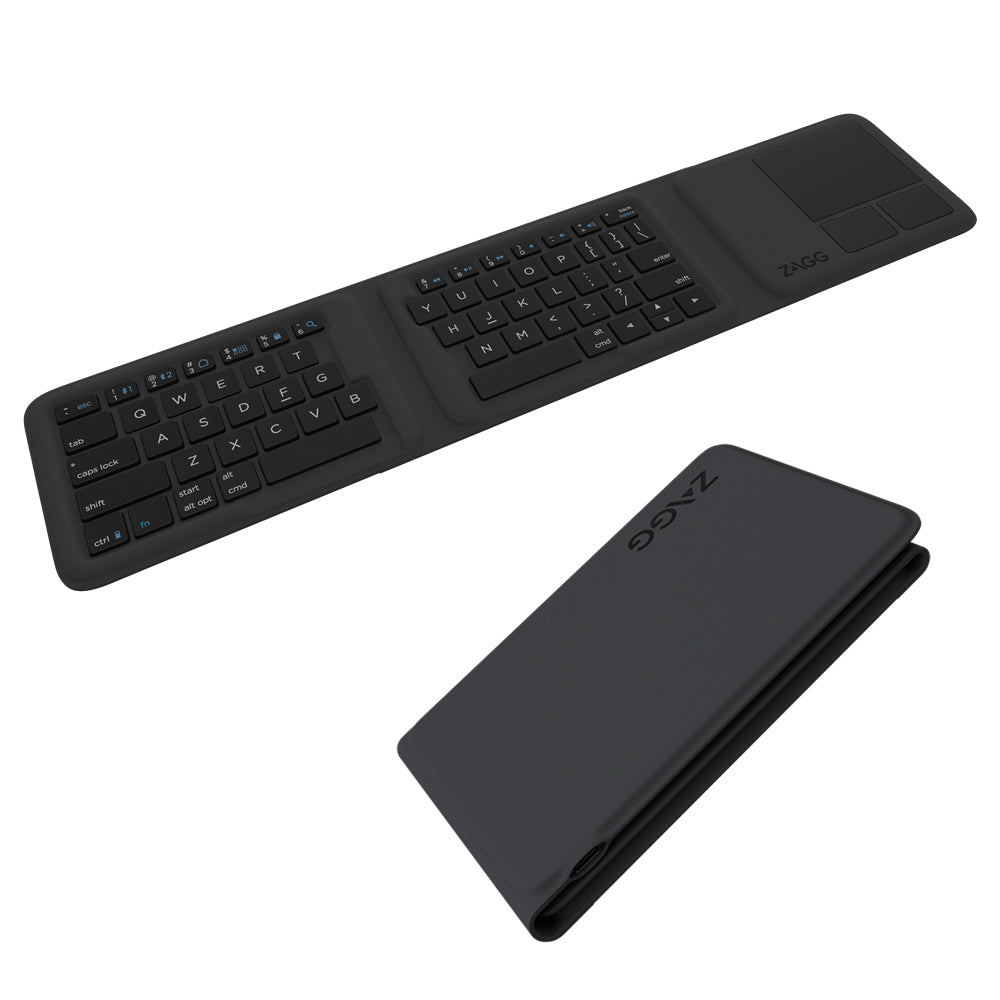 Zagg Tri-fold Bluetooth Keyboard with Touchpad - ZAGG in Malaysia - Storming Gravity